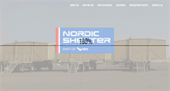 Desktop Screenshot of nordicshelter.com